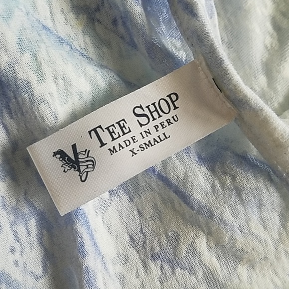 🇺🇦 VS Vintage Y2K Tie Die Burnout Fitted Tank Top - Picture 3 of 4